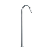 900mm chrome free standing bath tub spout square curved